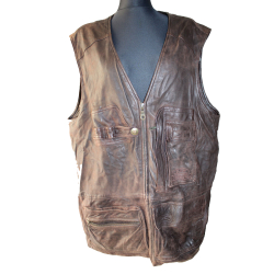 KAMIZELKA SKÓRA MOTOR VERYBEST rozm. 2XL